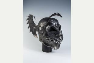 Monster helmet by Terry English which will be on display at Royal Cornwall Museum’s forthcoming exhibition All Monsters Great and Small